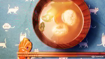 気仙沼のサメと使ったフカフカ団子の中華スープ